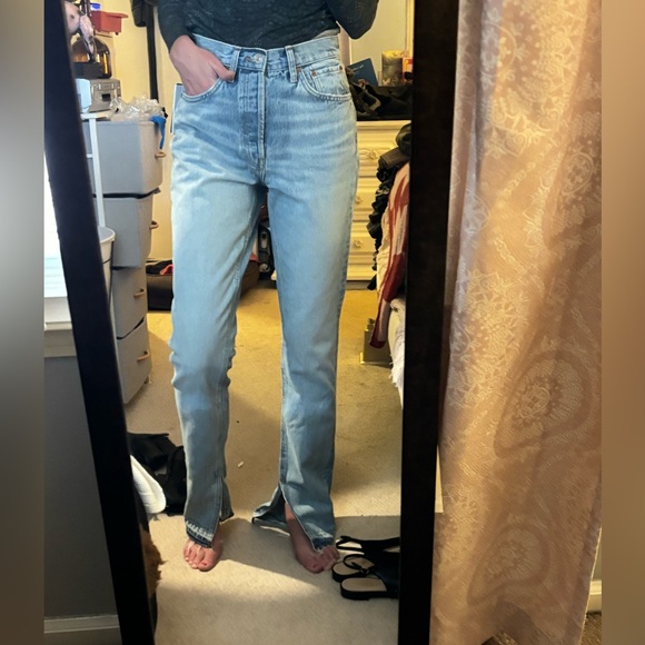 RE/DONE 70’s High Rise Skinny Bootcut Jean - Picture 9 of 12